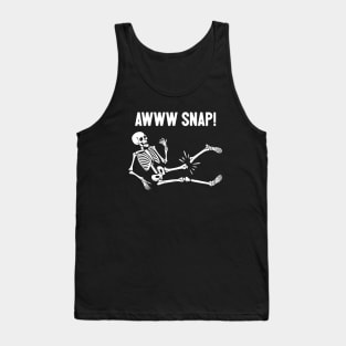 Awww Snap! - Funny Broken Knee & Leg Joke Tank Top